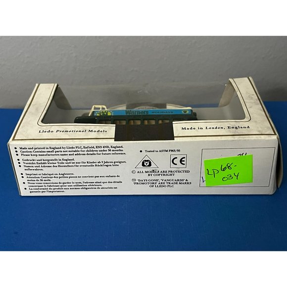 Vintage Lledo AEC Regent Open Top Bus Southern National Warners Holidays - Picture 8 of 9